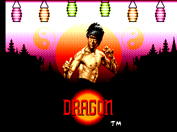 Dragon - The Bruce Lee Story (Europe) Title Screen